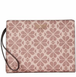 Kate Spade Coated Canvas Spade Flower Wristlet